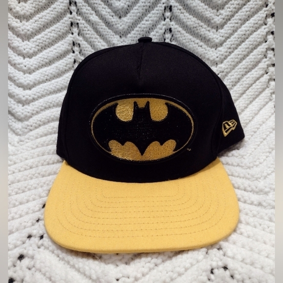 🦇 Host Pick 🦇 New ERA Batman Snapback Hat Embroidered  DC Comics Adjustable - Picture 1 of 4